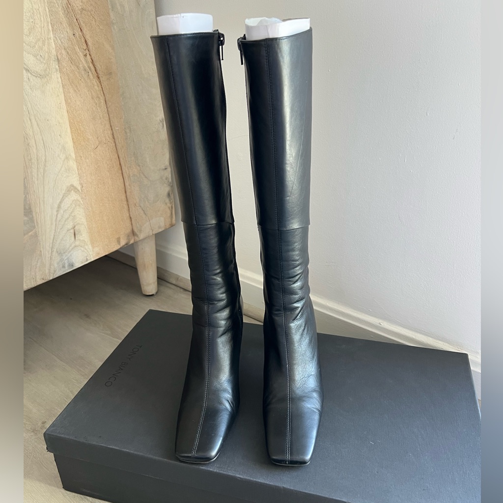 Tony Bianco Fantasy Boot Black Leather